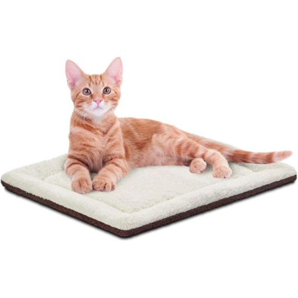 Self-Warming Cat Pad Self Heating Pad for Cat Reversible Beds Blanket 21 x 17 in